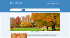 Desktop Screenshot of johnhallett-psychologist.com